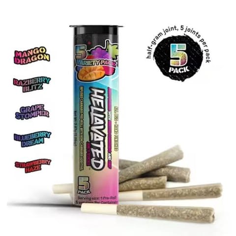 Hellavated Juicy Stickz 5 Pack | Variety Pack 2.67g