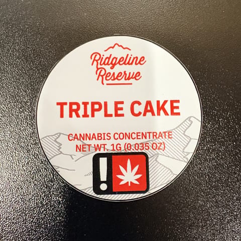 Triple Cake 1G Live Rosin (Ridgeline Reserve)
