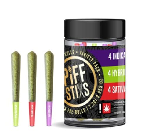 Piff Stix | Variety Pack (GA,SB,MT) | 7G | Preroll Pack