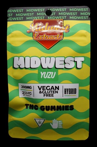 Midwest Extracts Yuzu Gummies - 200mg - 8pk