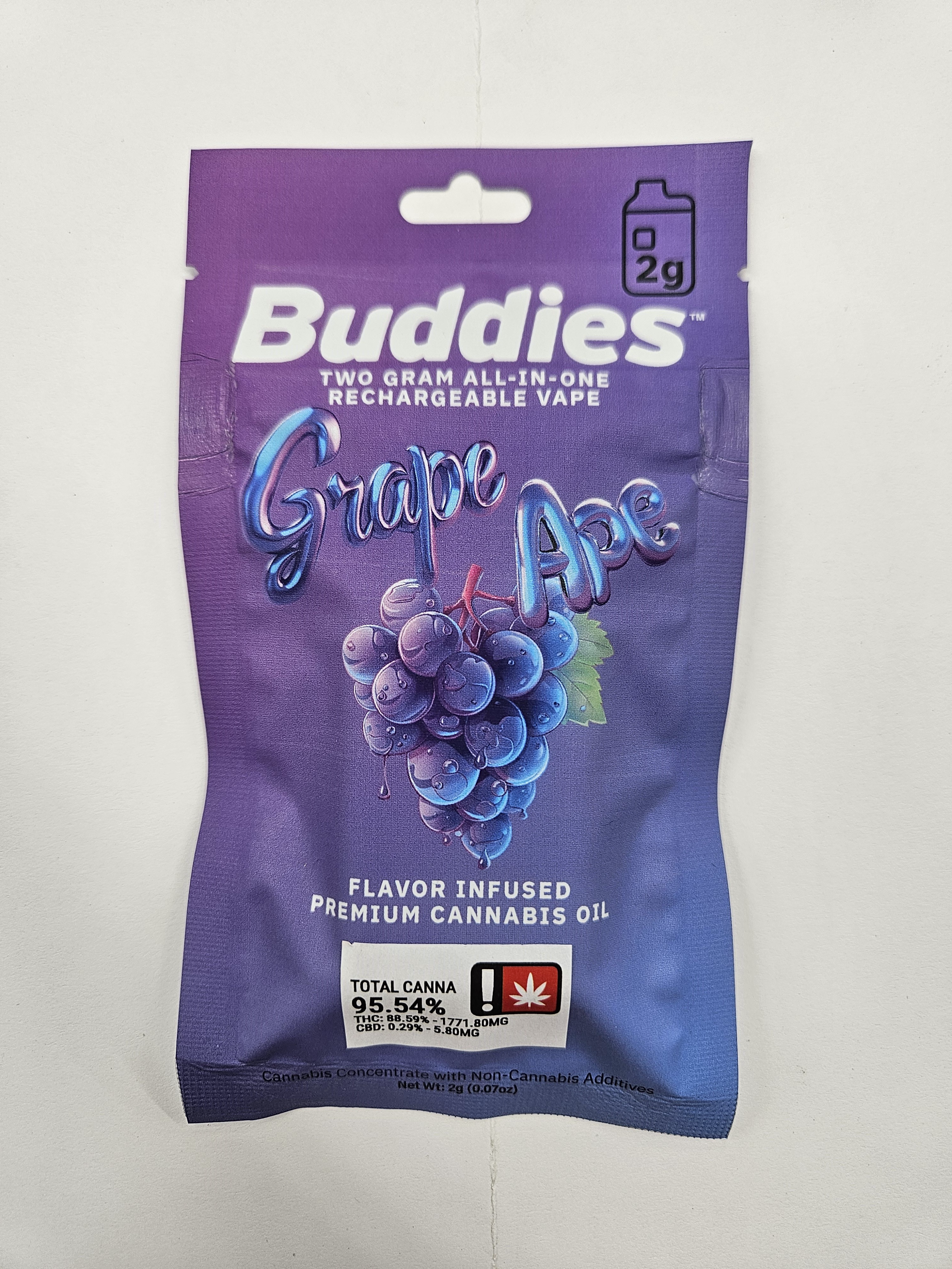 Buddies Flavors | Grape Ape All in One | 2g