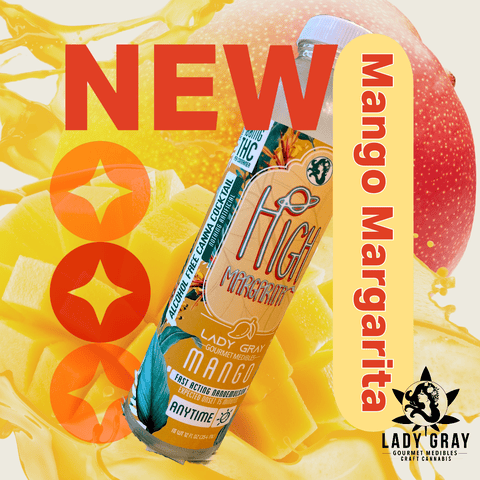 Lady Gray | High Margarita Mango Fast Acting | Drink | 100mg
