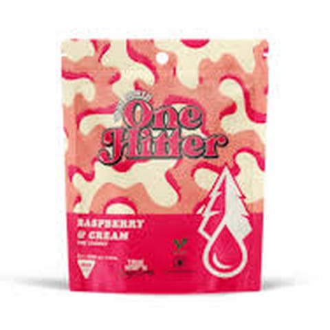 Raspberry & Cream One Hitter 200mg Gummy