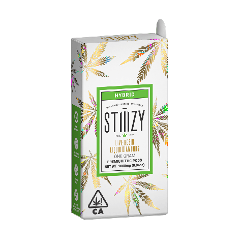 STIIIZY Lemon Cherry Gelato (H) 1g Live Resin Liquid Diamonds Pod