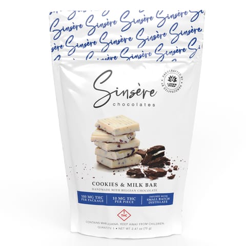Sinsere - Cookies and Milk Bar - 100mg