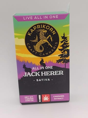 Kaprikorn | Jack Herer All-In-One Live Resin Vape | 1g