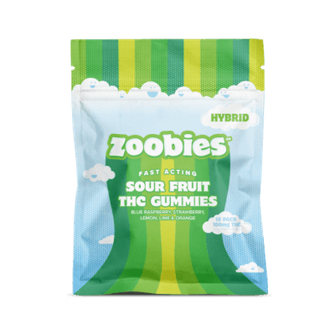 Zoobies - Sour Fruit - Gummies - 100mg - 10ct