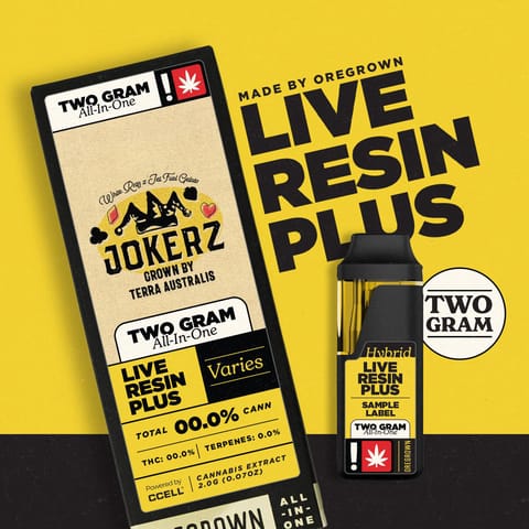 Oregrown - Jokerz - 2g AIO Live Resin Plus Vape