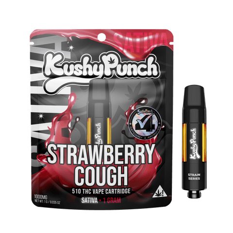 KUSHY PUNCH - THC VAPE - STRAWBERRY COUGH - 1G