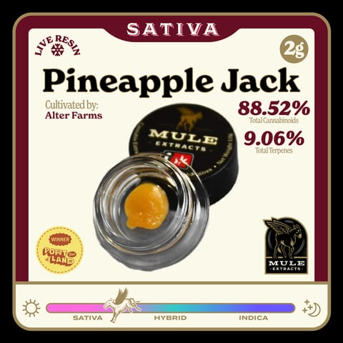 Mule - Pineapple Jack - 2g Live Resin