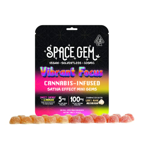 Space Gem | Sativa Effect Mini Gems |  5mg THC x 20 Gummies