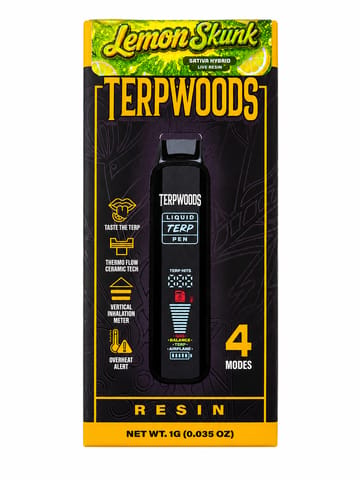 Terpwoods | Lemon Skunk Live Resin Vape | AIO | 1g