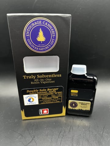 Entourage | Double Solo Burger All-In-One Live Rosin Vape | 1g
