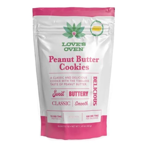 Love's Oven Cookie | Peanut Butter Sativa 100mg Rec