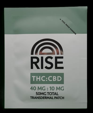 RISE - Transdermal Patch - THC/CBD - 40mg/10mg