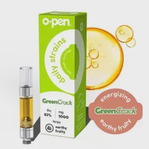 O.Pen | 1000mg Cartridge - Green Crack (S)