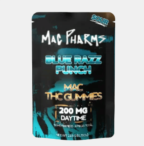 Sour Blue Razz Punch GUMMIES | MAC PHARMS | 100MG