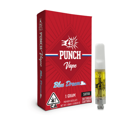 Punch - 510 Distillate Cart - Blue Dream (1g) (Sativa) - Punch - 510 Distillate Cart - Blue Dream (1g) (Sativa).