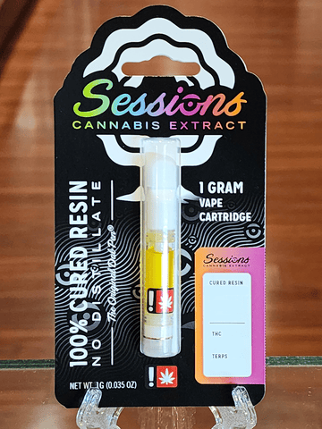 Sessions | Sugared Grapes | 1G | Cured Resin | Cartridge
