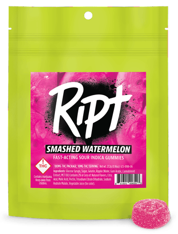 Ript | 100mg Gummies | Smashed Watermelon | I