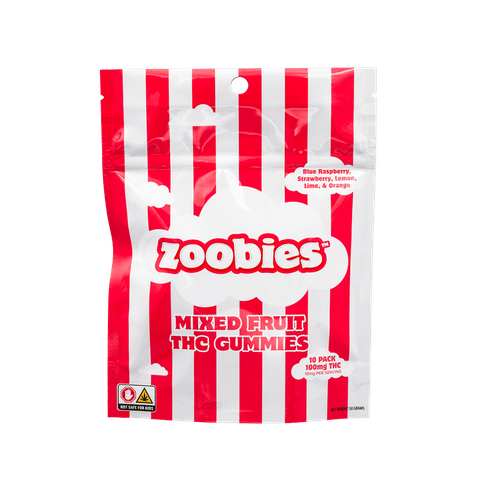 Zoobies - Mixed Fruit - Edibles - 100mg - 10ct