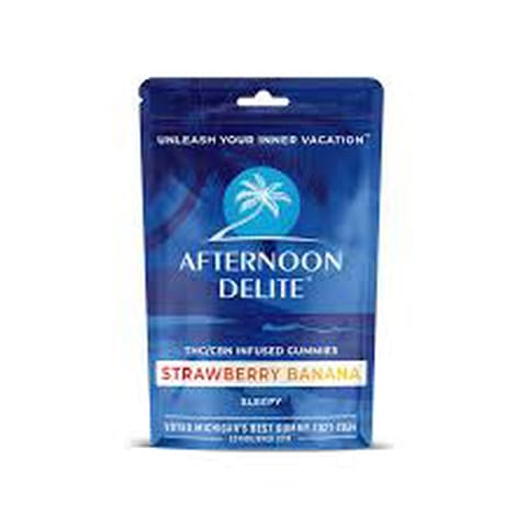 Strawberry Banana 200mg 2:1 CBN Enhanced Gummies | Afternoon Delite