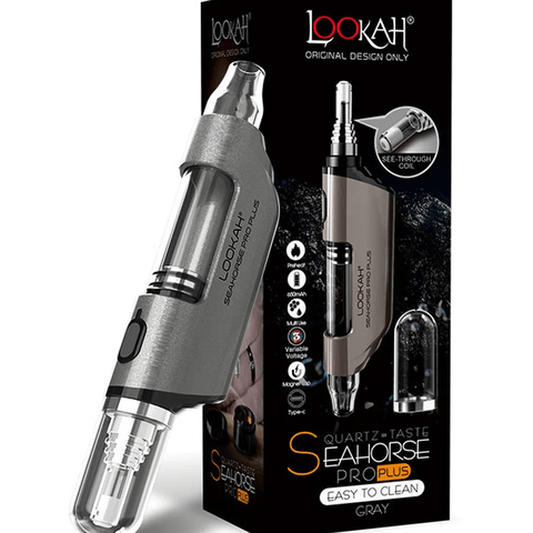 Lookah Seahorse | Gray | Pro Plus | Electric Nectar Collector