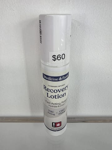 Medicine Farms | Airless Pump Recovery 1:1 Lotion | 60ml