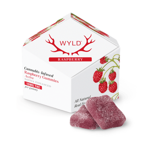 Raspberry Gummies 100MG (WYLD)