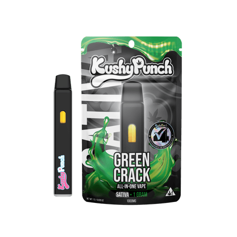 KUSHY PUNCH - THC ALL IN ONE - GREEN CRACK - 1G