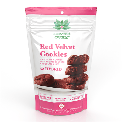 Love's Oven Chocolate Red Velvet Cookies 100mg