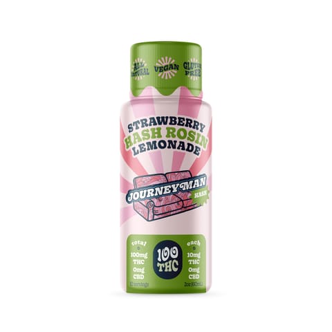 Journeyman - Strawberry Hash Rosin Lemonade - 100mg Drink