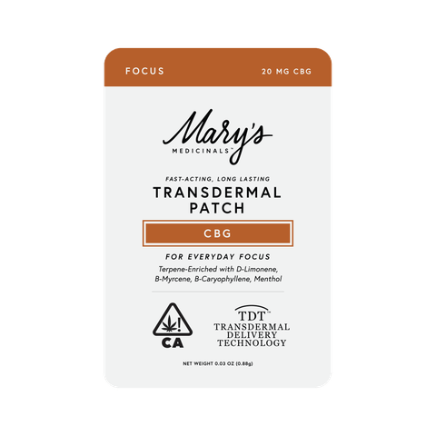 Mary's Medicinals Transdermal CBG Patch