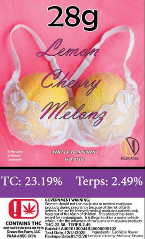 Nirvana | Shake | 28G - Lemon Cherry Melons