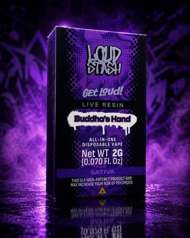 Loudstash | Buddha's Hand | 2g Disposable