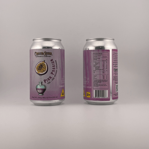 Pink Passion Lemonade | THC +CBG Seltzer