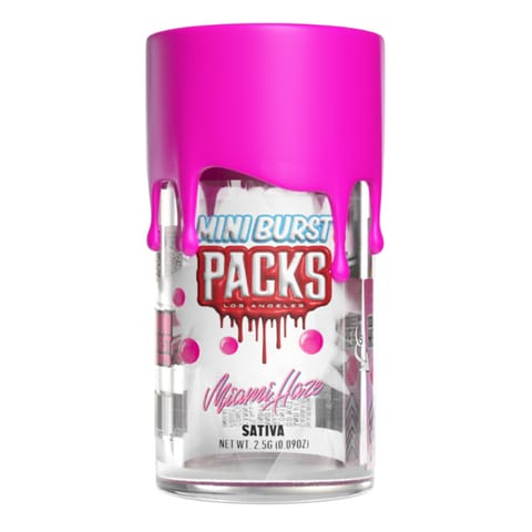Packwoods Mini Bursts Rosin Infused Joints 5 Pack | Miami Haze 2.5g Rec