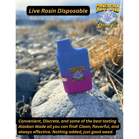 Dulce De Fresa (0.5g) Disposable Live Rosin Cartridge by Stoned Cold Cannabis