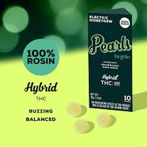 Electric Honeydew Rosin Pearls (Gron)
