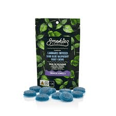 Smokiez - Sour Blue Raspberry Indica Fruit Chews | 100mg