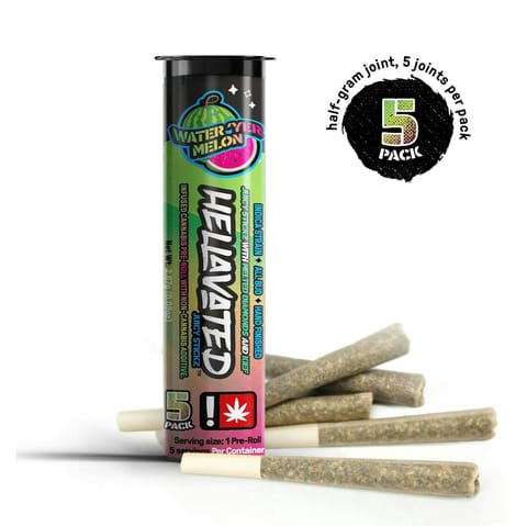 Hellavated Juicy Stickz 5 Pack | Water'Yer Melon 2.67g