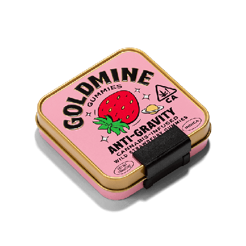 Goldmine Gummies | Anti-Gravity Wild Strawberry (I) | 10mg THC x 10 Gummies
