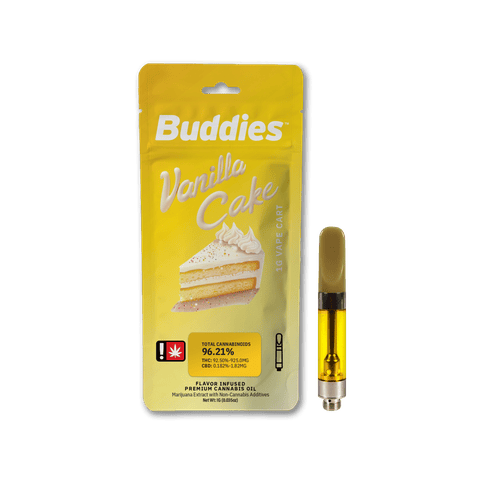 Buddies | Vanilla Cake | 1G | Flavored Distillate | Cartridge