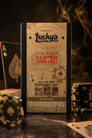 Luckys  | Super Lemon Haze | 1g Disposable