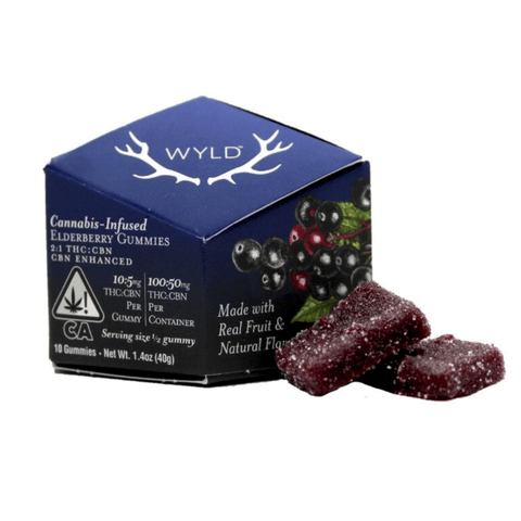 Wyld | Elderberry (I) 2:1 | 10mg THC / 5mg CBN x 10 Gummies