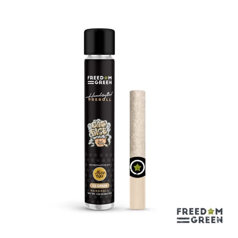 Freedom Green - Hand Rolls - Gas Face - 1.5g Pre Roll