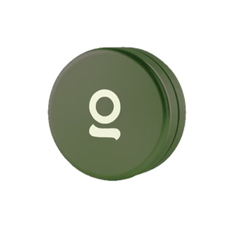Aluminum Storage Puck- Green