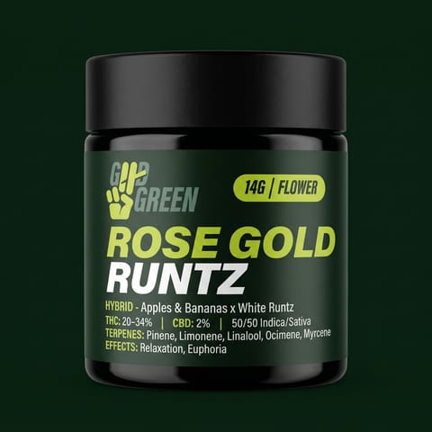 Good Green - Rose Gold Runtz - Flower - (Mixed Buds) - 14g