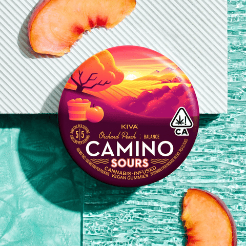 Camino Sours | Orchard Peach (1:1) | 5mg THC / 5mg CBD x 20 Gummies