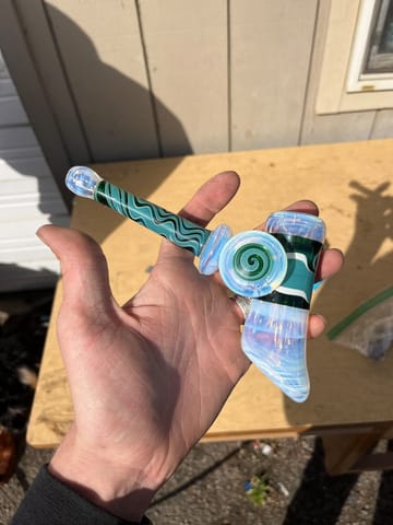 Midnight Glass- Bubbler
